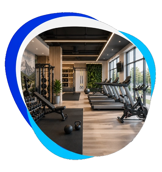 AI seller for gyms and fitness studios illustration